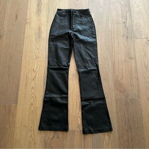 Motel Rocks Faux Leather Pants Size XXS